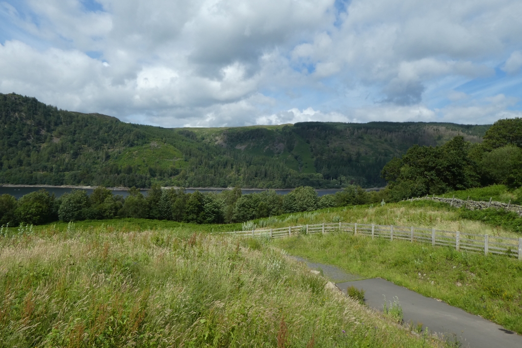 Thirlmere seen from the Swirls car park above the reservoir