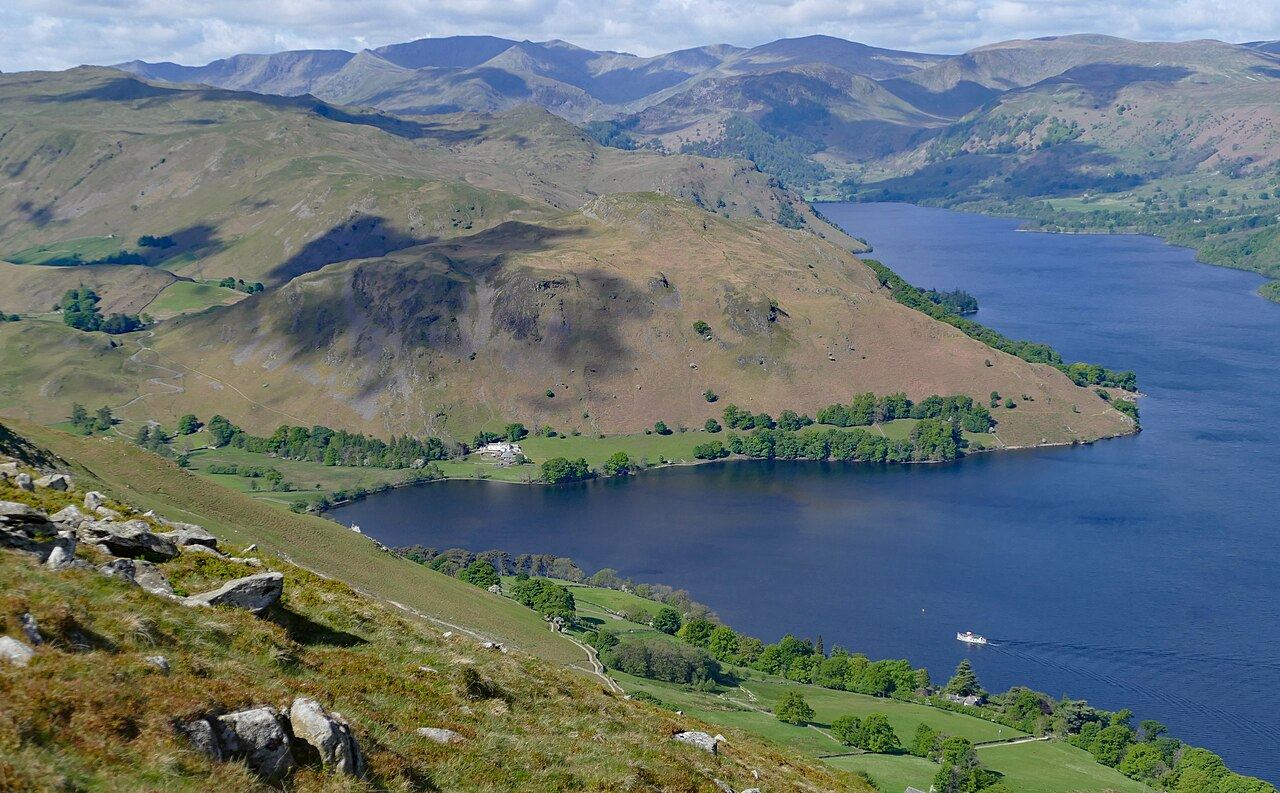 Ullswater: Aira Force and the steamers, Pooley Bridge and Glenridding