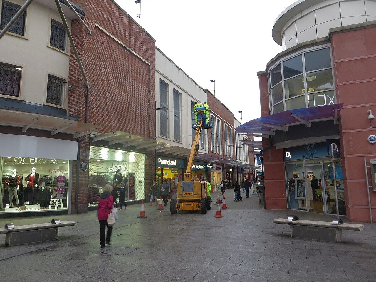 Workington Christmas Lights, Market and Lightworks, Workington